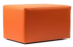 Durafurn Ottoman Rectangle  Orange