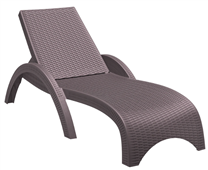 Siesta Fiji Sun Lounger  Chocolate
