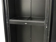 GO Tambour Roll Out File Frame  To Suit 900mm W Tambour Door Unit Black