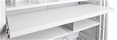 GO Tambour Pull Out File Shelf  To Suit 1200mm W Tambour Door Unit White