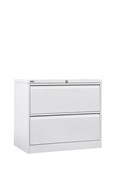 GO Lateral Filing Cabinet  Two Drawer White China