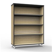 Rapid Infinity Bookcase  1200mm H x 900mm W x 315mm D Natural Oak