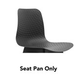 Lucid Chair Seat Pan  Black
