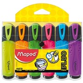 Maped Fluo Peps Highlighter Assorted 6Pk