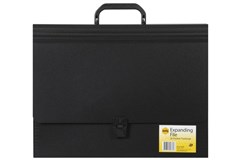 Marbig 9006802 Expanding Case FC 26 Pocket Black Each