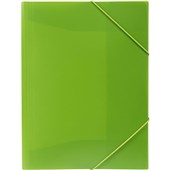 Marbig Document File Wallet A4 Elastic Closure Lime
