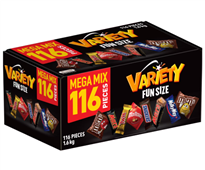 Mars Variety Mini Bars Mix Box 116 16kg Pack