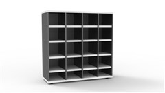Rapid Worker Pigeon 20 Hole Storage Unit  Natural White  Ironstone