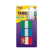PostIt Tabs 25mm 686GBR Pack 66 Box 6