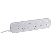 Power Board 6 Outlet with Overload and Surge Protection
