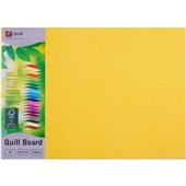 Quill Board A3 210gsm Lemon Pack 25