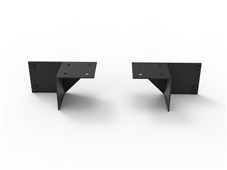 SHUSH30 900mm Height Screen Fixing Bracket  Black PC