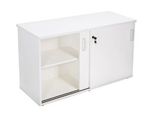 Rapid Span Credenza  1200mm W x 450mm D x 730mm H Natural White