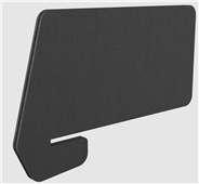 Rapidline Black Eco Panel Slide On Screen 400mm High x 820mm Wide