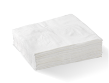 Napkin Lunch white 1ply   fold Pack