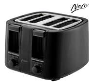 Nero Toaster 4 Slice Black