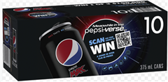 Pepsi Max 375ml 10 Pack