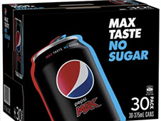 Pepsi Max Soft Drink Cube 30 x 375ml