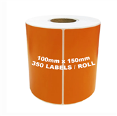 150100 Orange 1000 label per roll PDD4060O00585 to suit Zebra Industrial