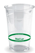 BioPak Cup 600mL Clear 50 Sleeve