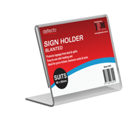 Deflecto Sign Business Card Holder Clear