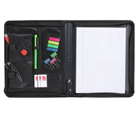 Marbig Conference Zipper Folio Black