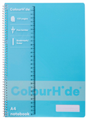 Colourhide Notebook A4 120Page Sky Blue