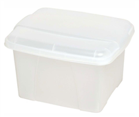 Crystalfile Porta Box 32L With Files Clear