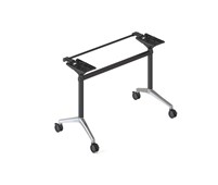 Typhoon Flip Table Frame  Black PC  Polished Aluminum To Suit 1200mm W Table Tops