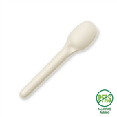 BioPak 11cm Plant Fibre Teaspoon Sleeve 50 Sold as Sleeve 50 60 in a Carton