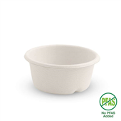 BioPak BioCup 60ml White Plant Fibre Sauce Lid Sleeve 50 Sold as Sleeve 50 20 in a Carton