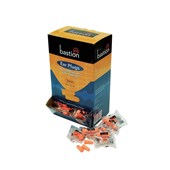 Bastion PU Foam Earplugs Class 5 Orange Uncorded Box 200