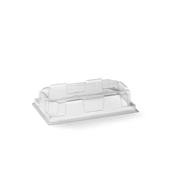 BioPak BioBoard Extra Small Sushi Tray PET Lid Sleeve 50 Sold as Sleeve 50 6 in a Carton