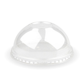 BioPak BioCup 105mm Clear PET Dome Cold Paper Lid Sleeve 50 Sold as Sleeve 50 20 in a Carton