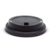 BioPak BioCup 90mm Large Black Reclosable PLA Lid Sleeve 50 Sold as Sleeve 50 20 in a Carton