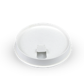 BioPak BioCup 80mm Small Paper Flat Lid Sleeve 50 Sold as Sleeve 50 20 in a Carton