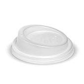 BioPak BioCup 80mm Small Clear PLA Lid Sleeve 50 Sold as Sleeve 50 20 in a Carton