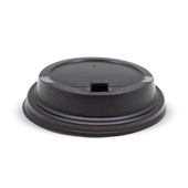 BioPak BioCup 80mm Small Black Reclosable PLA Lid Sleeve 50 Sold as Sleeve 50 20 in a Carton