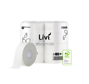 Livi 7006 Everyday Jumbo Toilet Roll 2 Ply 300m Carton 8 48 per Pallet