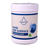 CleanLife Hand and Surface Sanitising Wipes Each Sold as Each 12 in a Box