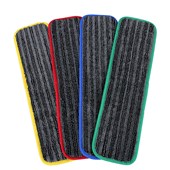 Sabco UltraClean Microfibre Antibacterial Flat Mop Pad Blue 10 Pack