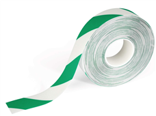 Durable Duraline Floor Marking Tape 50 mm x 7 m Green and White