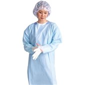 Medline Thumbs Up Polyethylene Gowns Blue Box 75