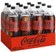 Coke No Sugar 125L Carton 12
